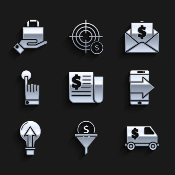 Sales process icons