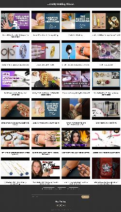A video gallery of jewelry making videos