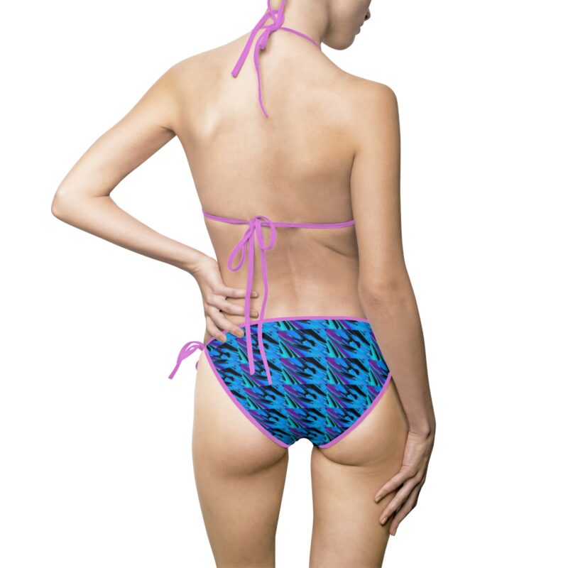 REALTOR ROB MenaLiah Feather Wave Bikini Swimsuit - Image 24