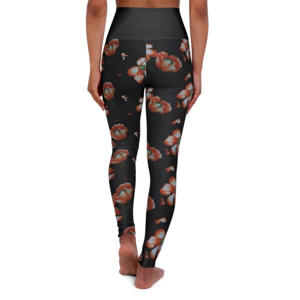 BOB Orange Groove High Waisted Leggings