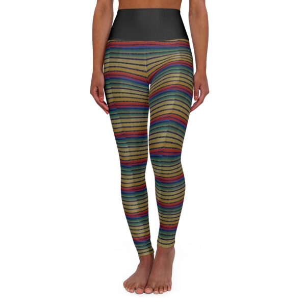 BOB Bow Colored High Waisted Leggings in Slick Black