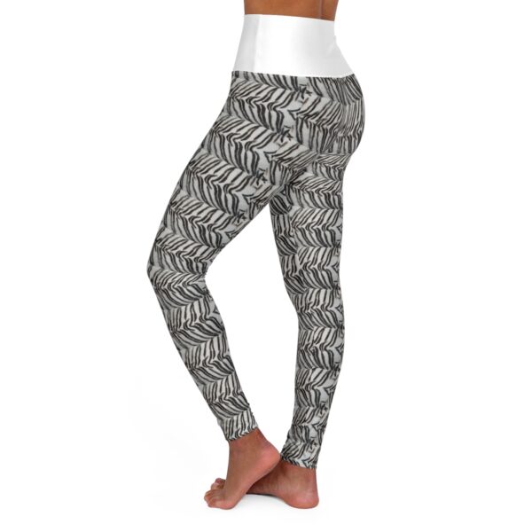 BOB Blazing White Tiger High Waisted Leggings