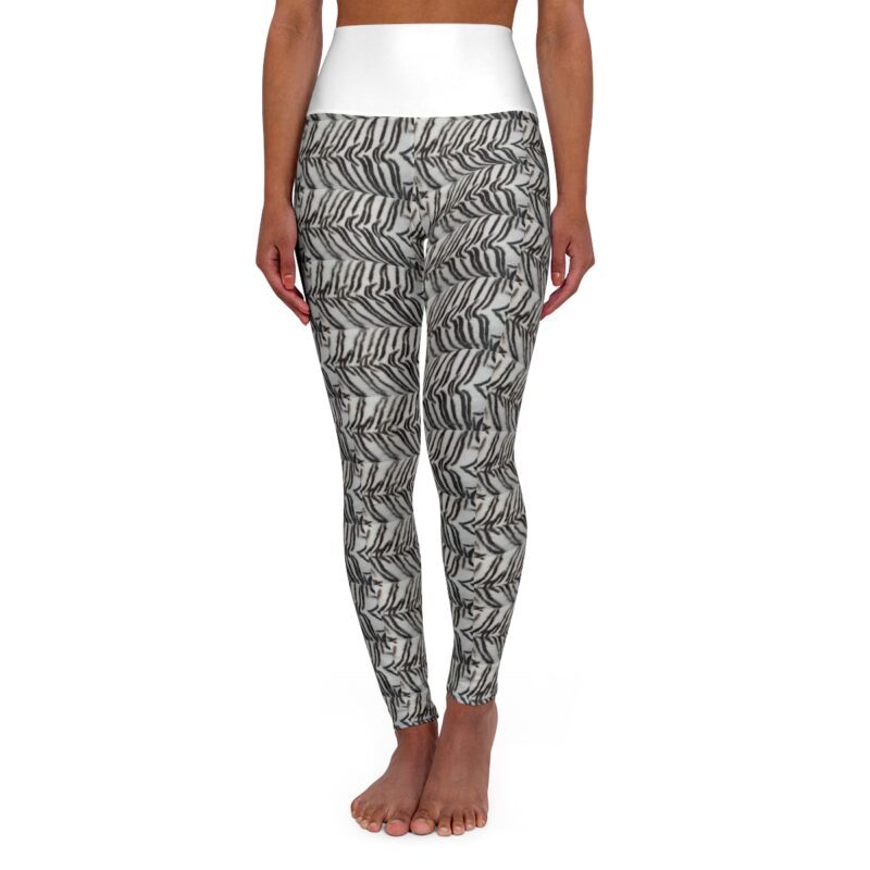 BOB Blazing White Tiger High Waisted Leggings - Image 2