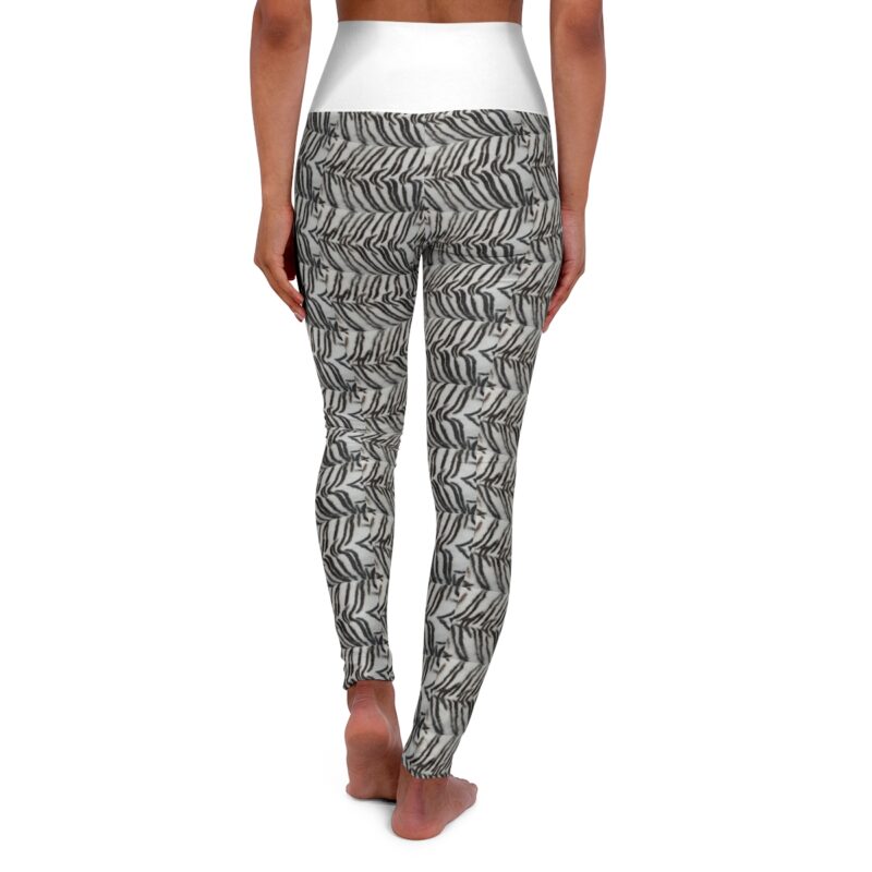 BOB Blazing White Tiger High Waisted Leggings - Image 3