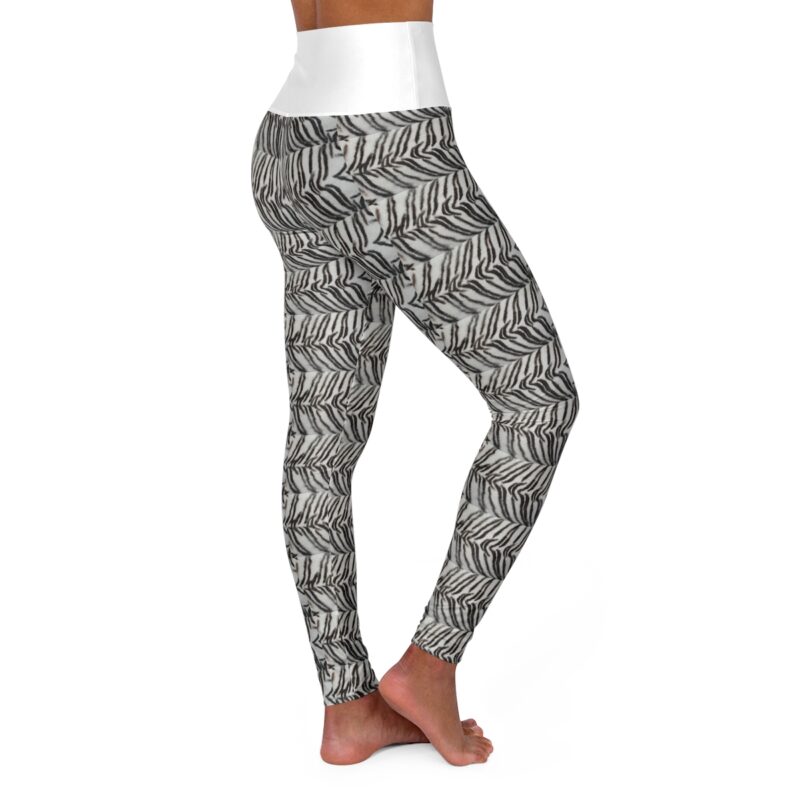 BOB Blazing White Tiger High Waisted Leggings - Image 4