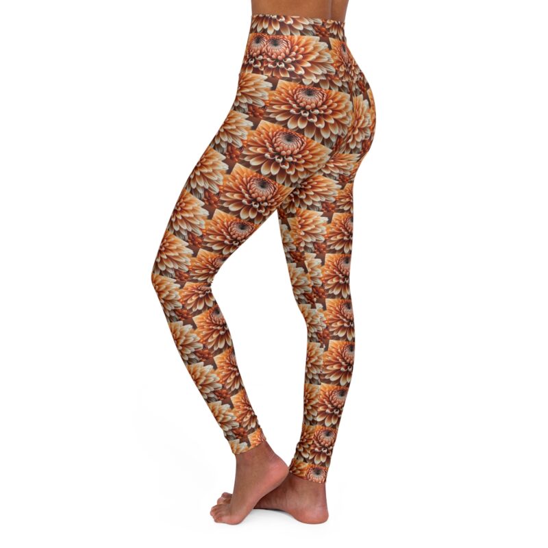 REALTOR ROB MenaJoe Flower Burst High Waisted Leggings - Image 3