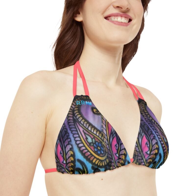 REALTOR ROB MenaNiah Strappy Triangle Bikini Top - Image 4