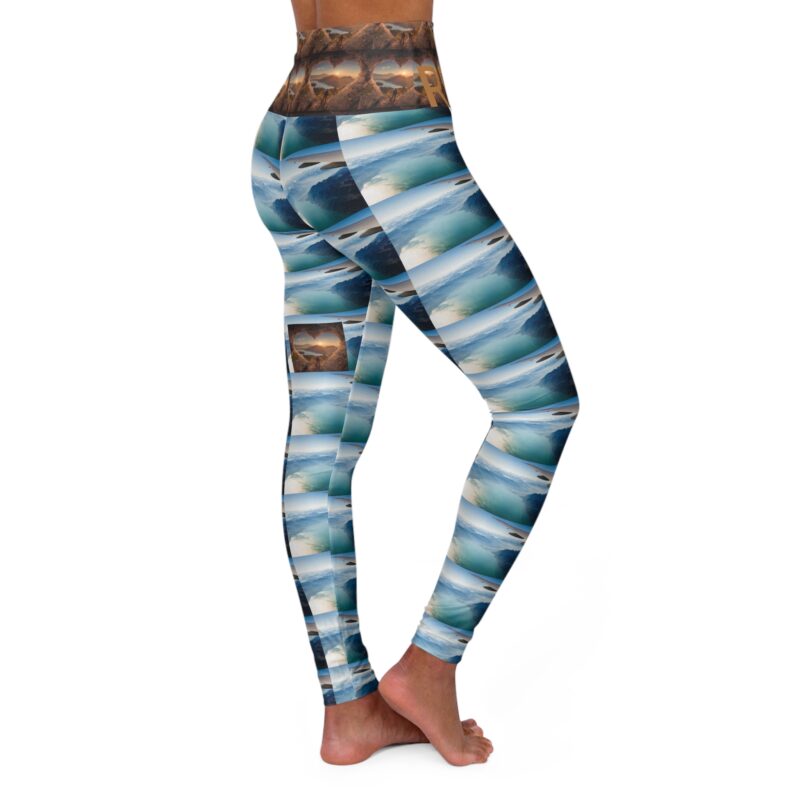 REALTOR ROB Air Force Respect High Waisted Leggings - Image 4