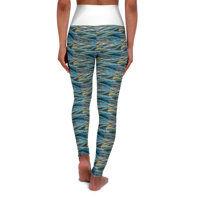 BOB Don't Get it Twisted High Waisted Leggings in Slick White - Image 2