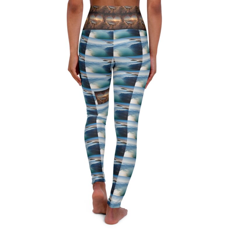 REALTOR ROB Air Force Respect High Waisted Leggings - Image 2