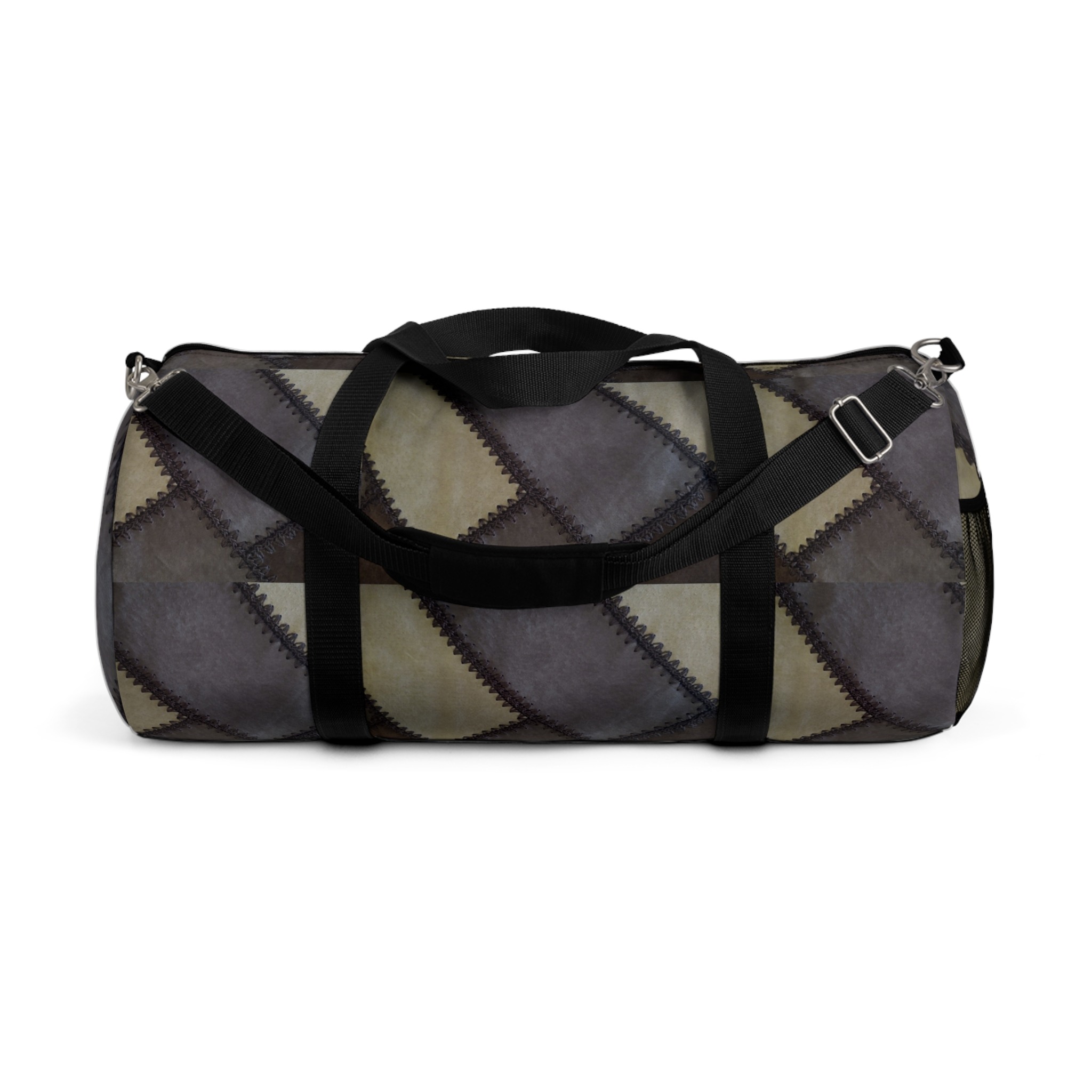 patchwork duffel bag