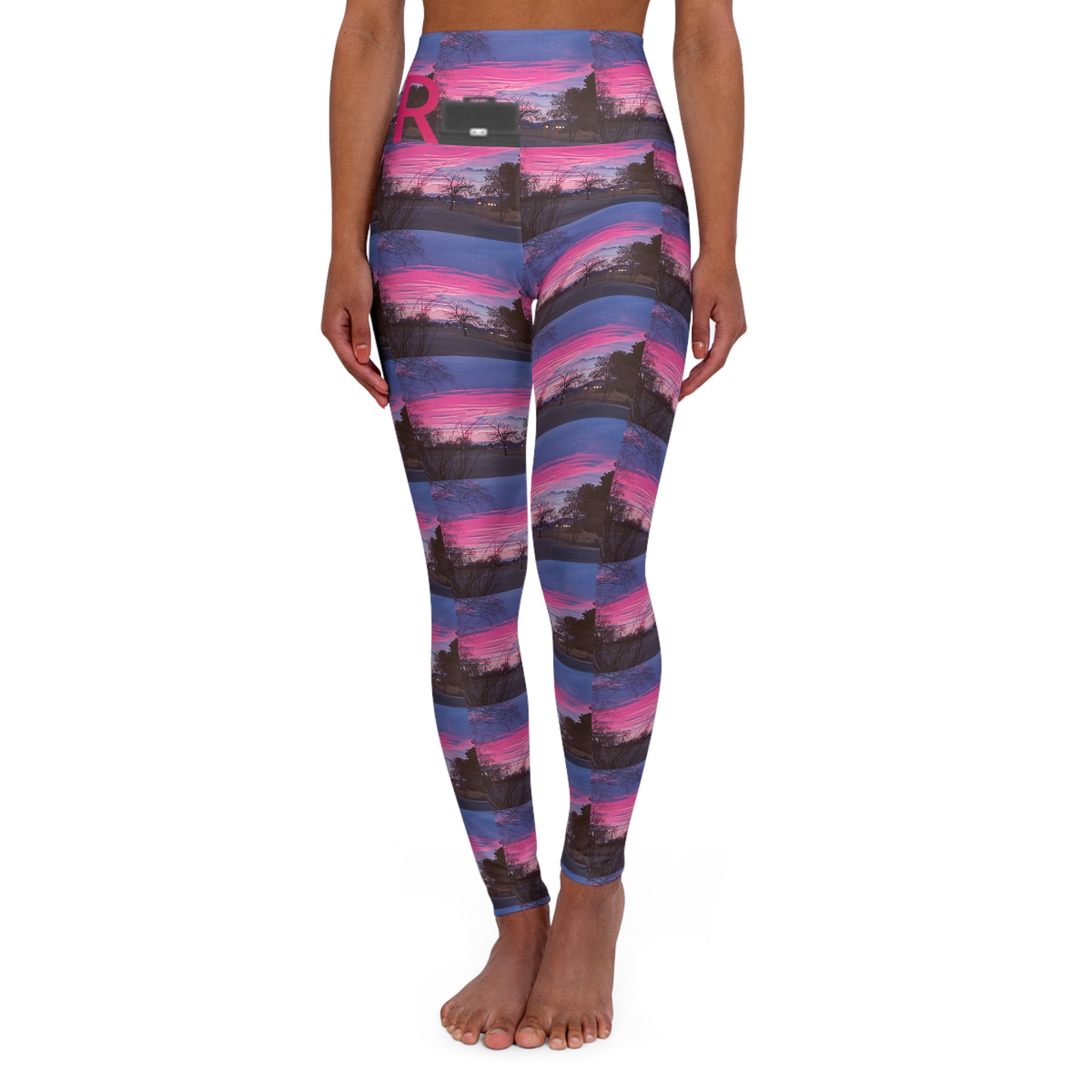 no shade pinkland high waisted leggings