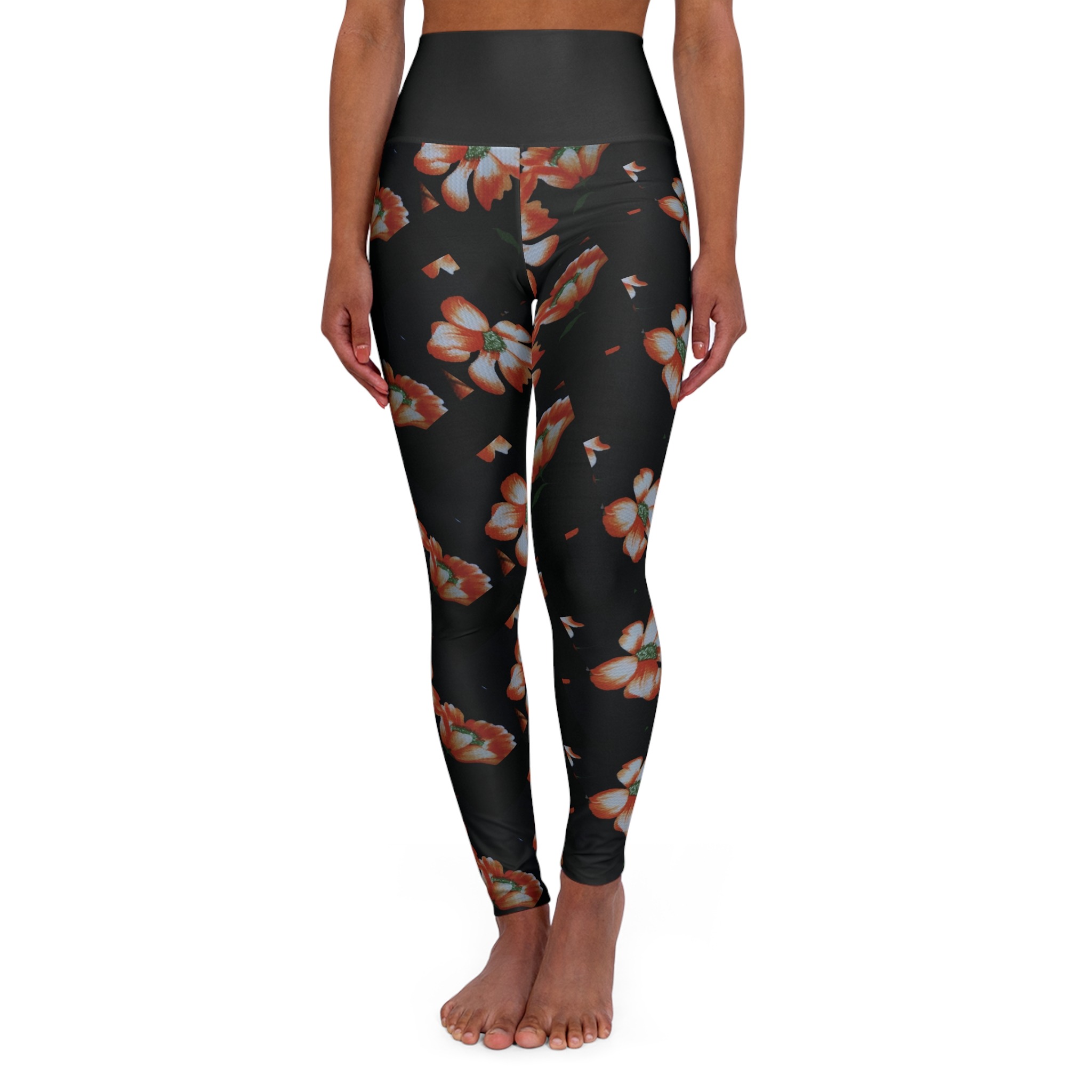 orange grove high waisted leggings