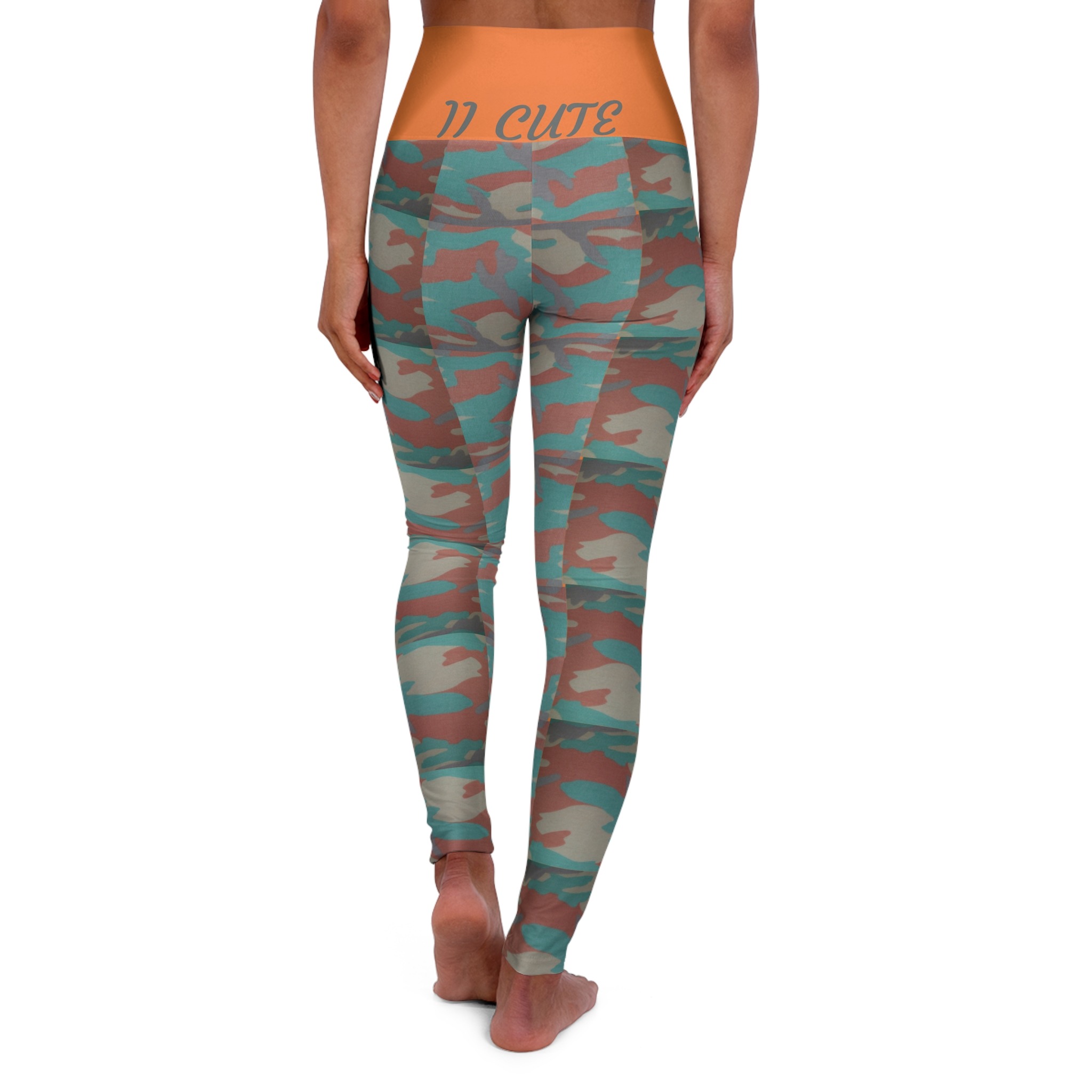 camou high waisted leggings - Image 2