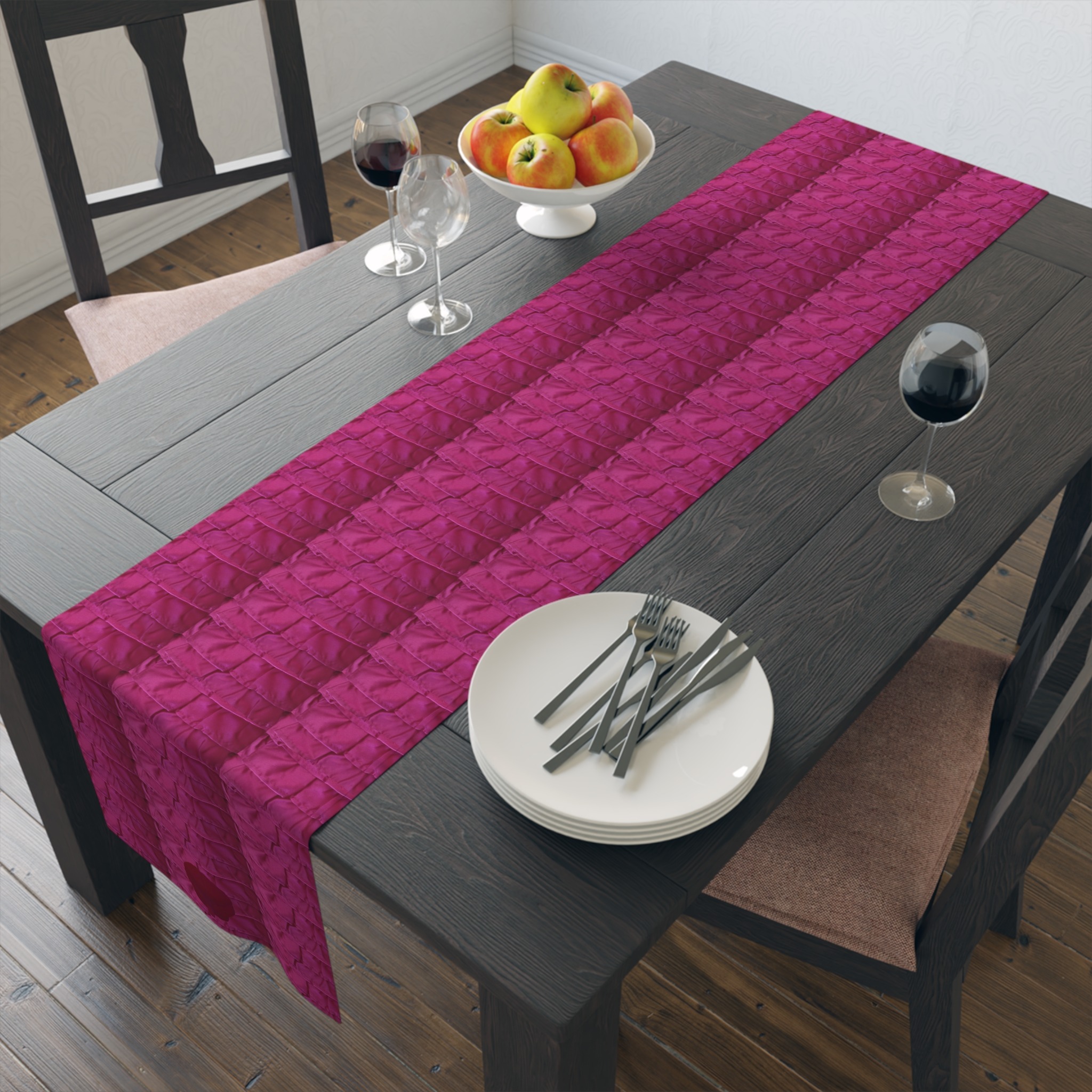 pink caterpillar table runner - Image 4