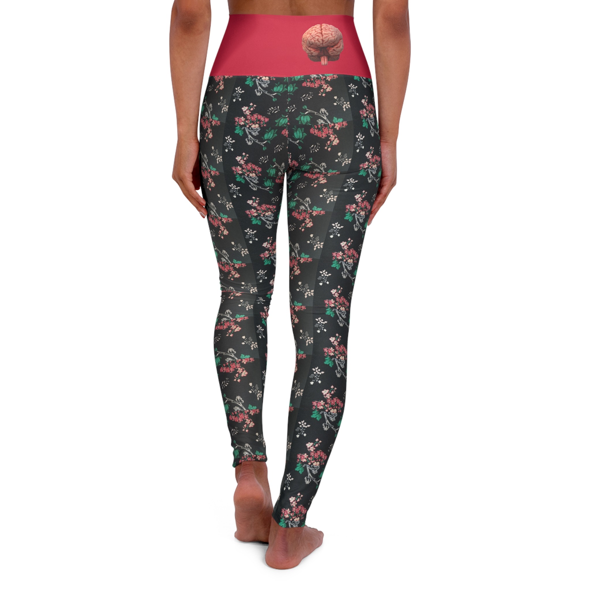 cash flower high waisted leggings - Image 2