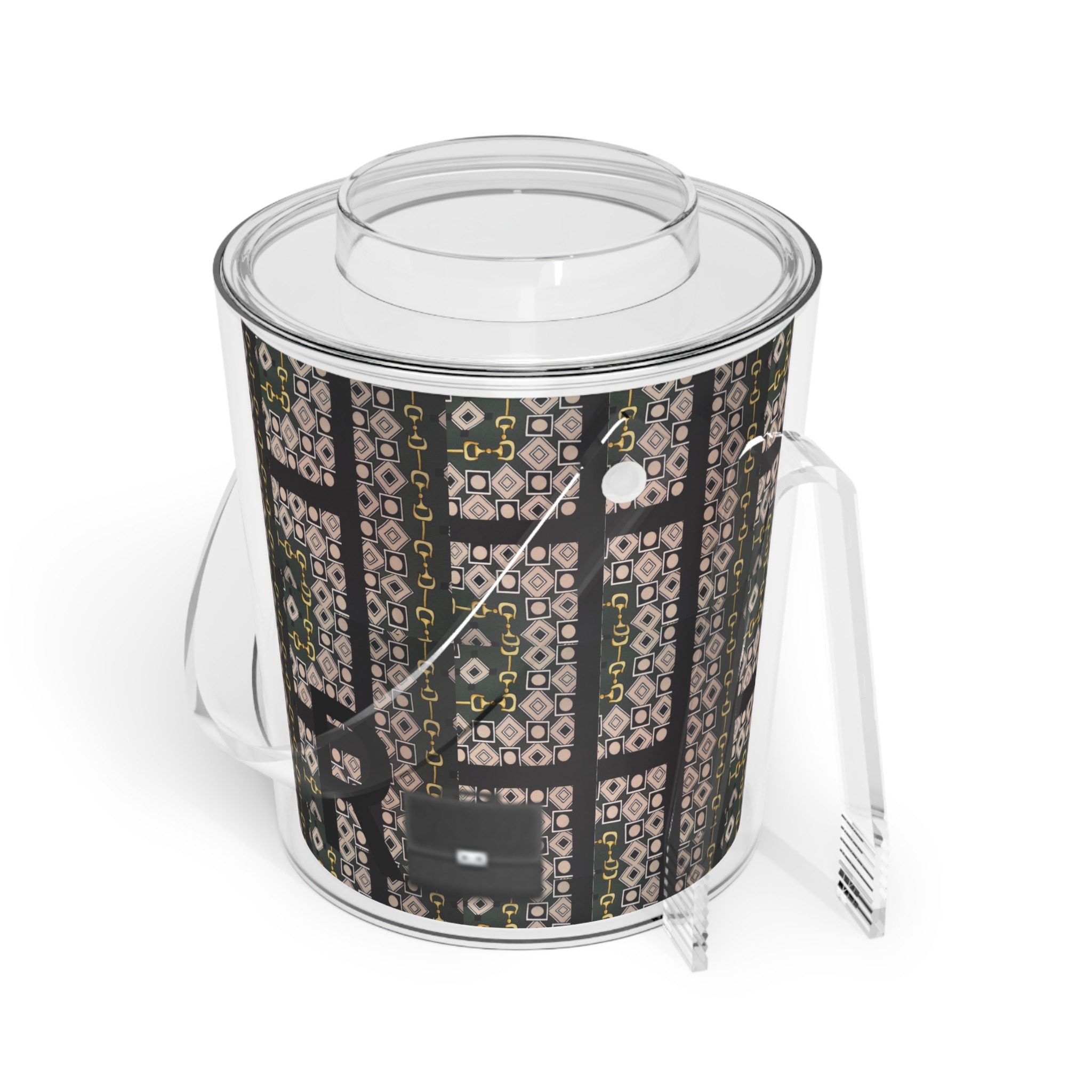 steady ice bucket with tongs - Image 2