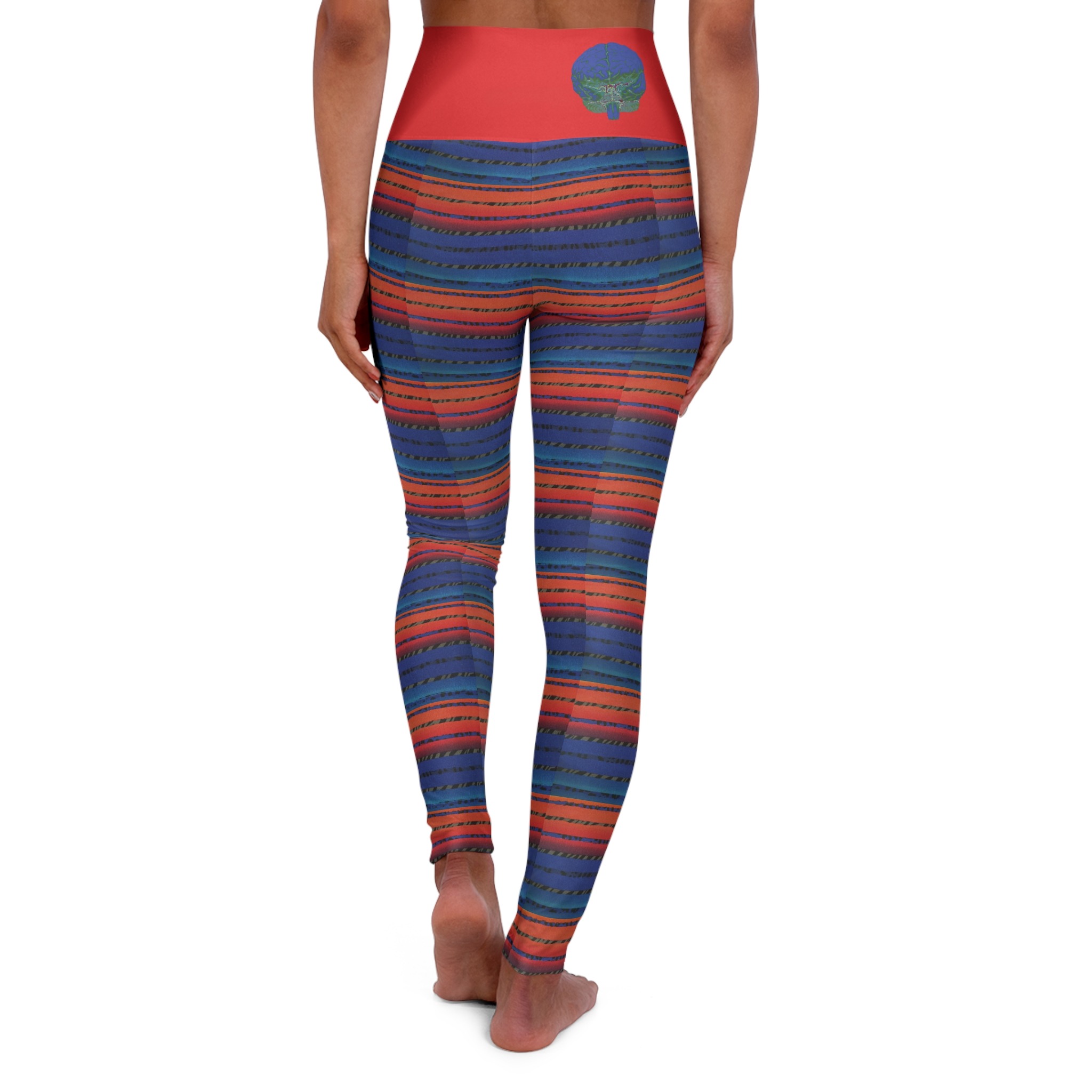 peace treaty high waisted leggings - Image 2