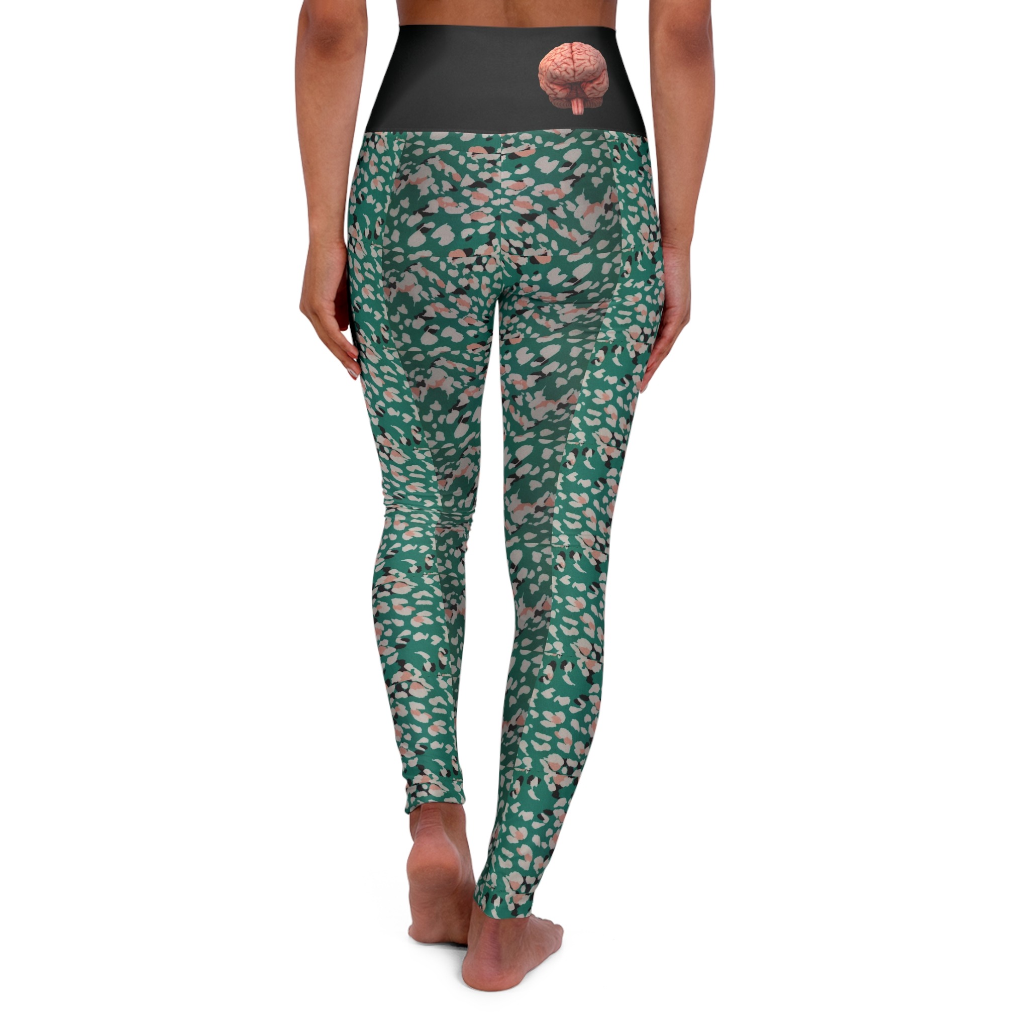 spinkted mint high waisted leggings - Image 2
