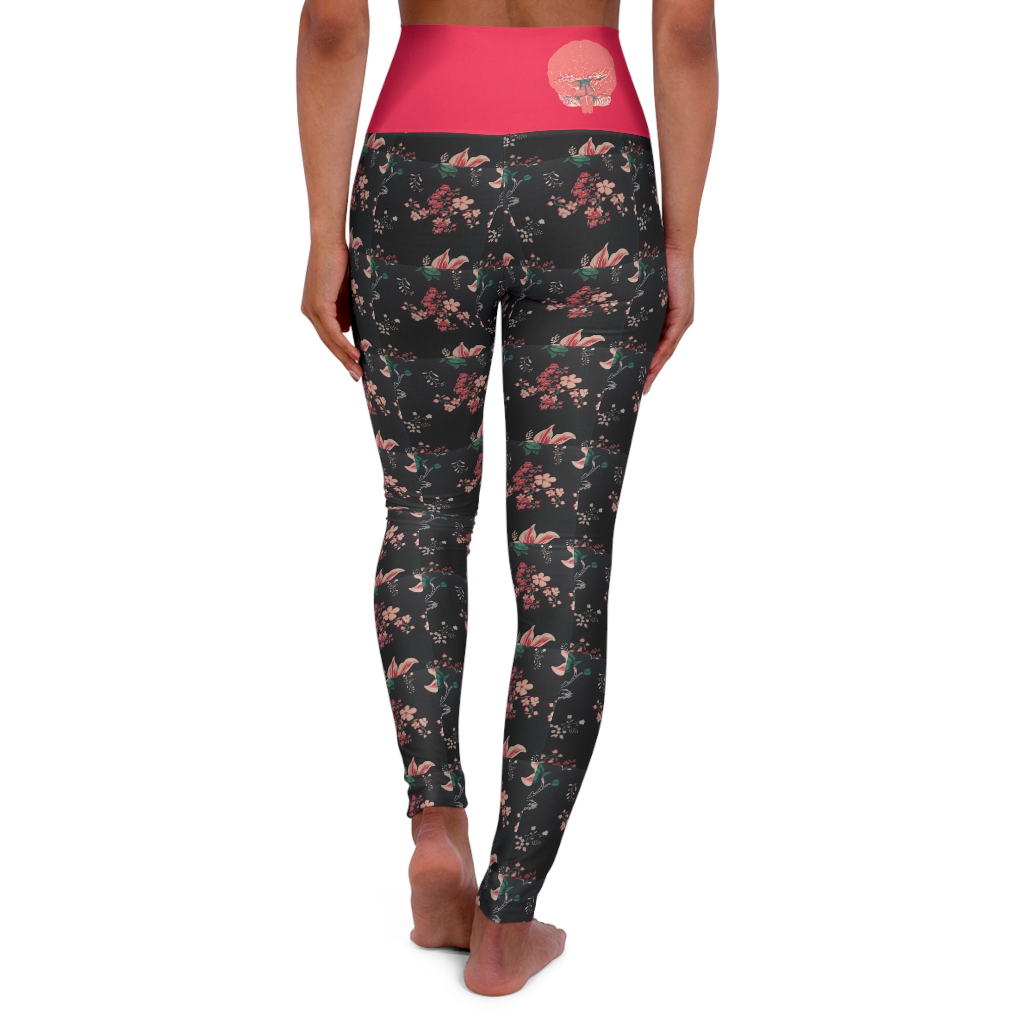 cash flower high waisted leggings - Image 2