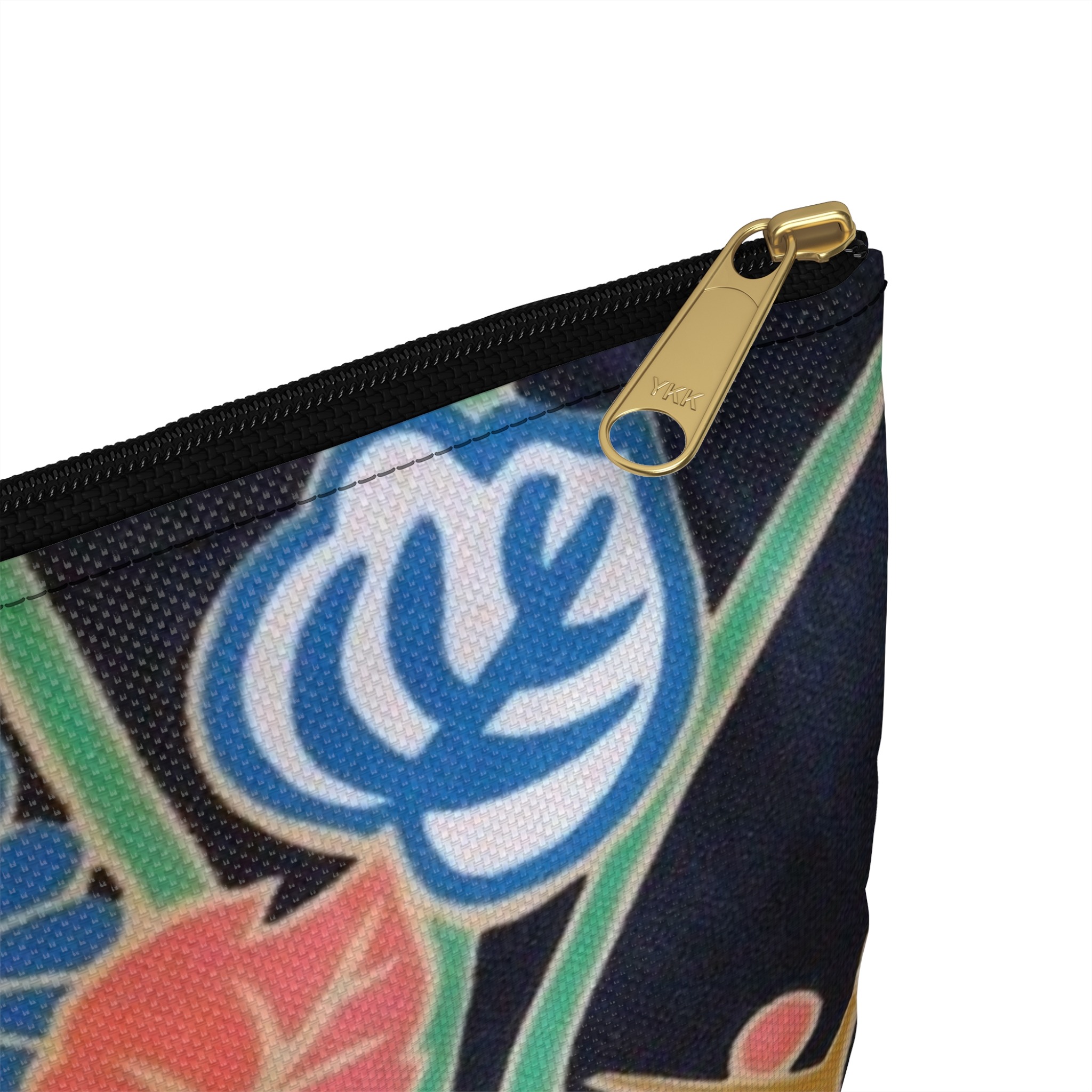 kimono flat accessory pouch — japanese inspired cosmetic bag & tool organizer - Image 4