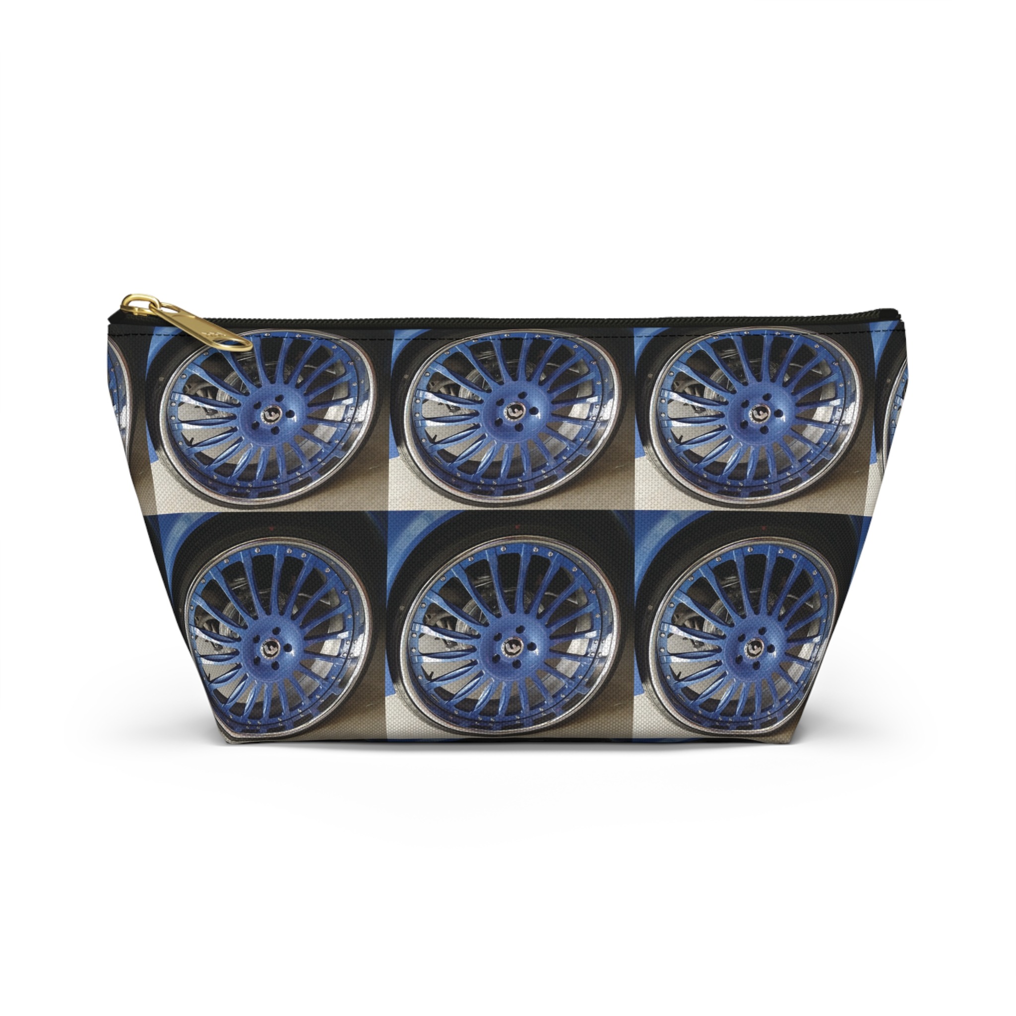 beau blue big wheel makeup & tool organizer — g-body alloy inspired t-bottom accessory pouch - Image 13