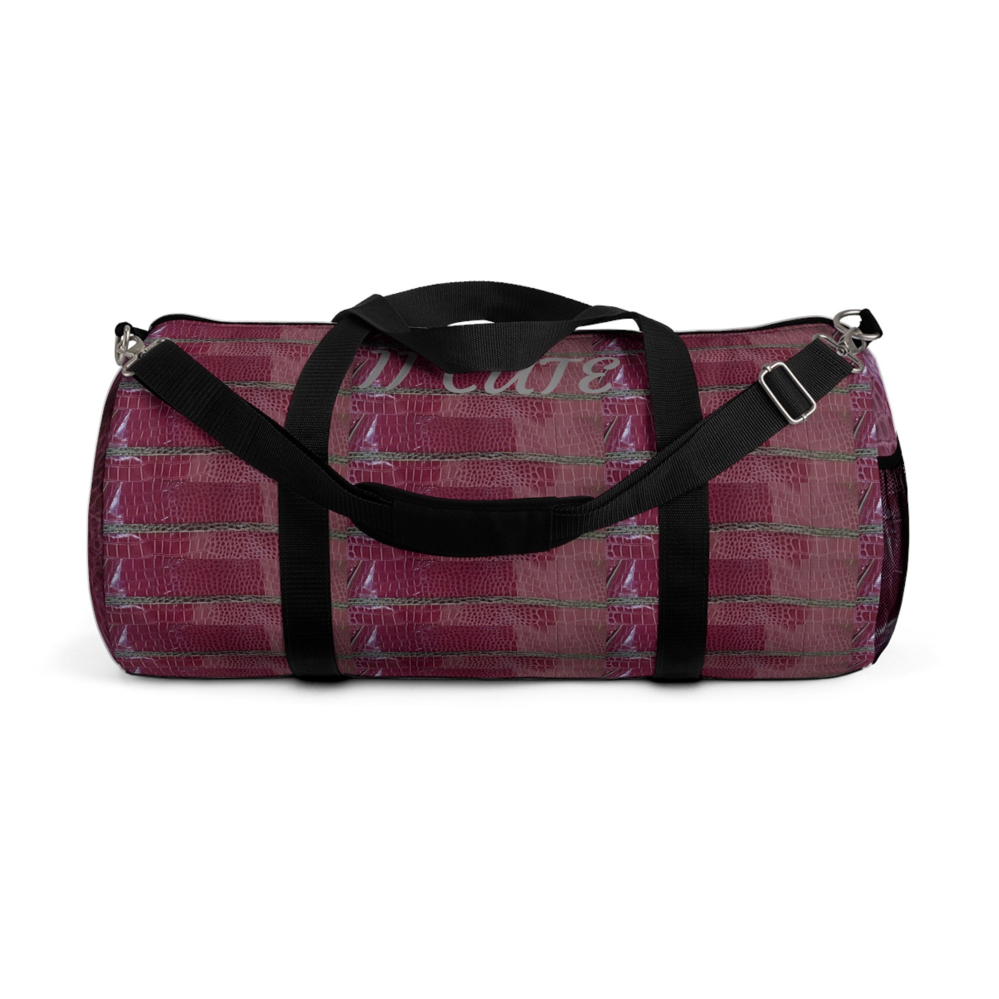 purple edge duffel bag