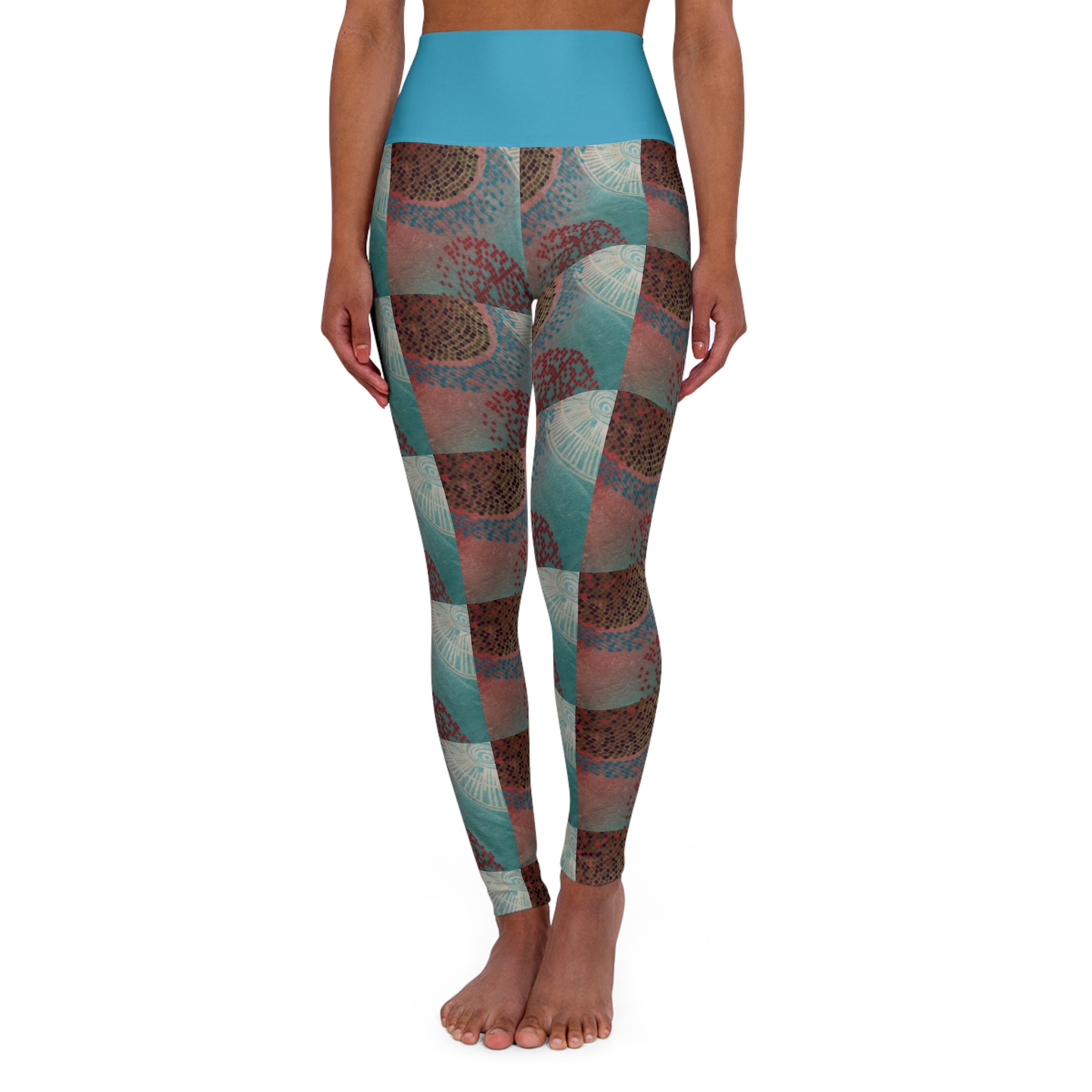 in space high waisted leggings