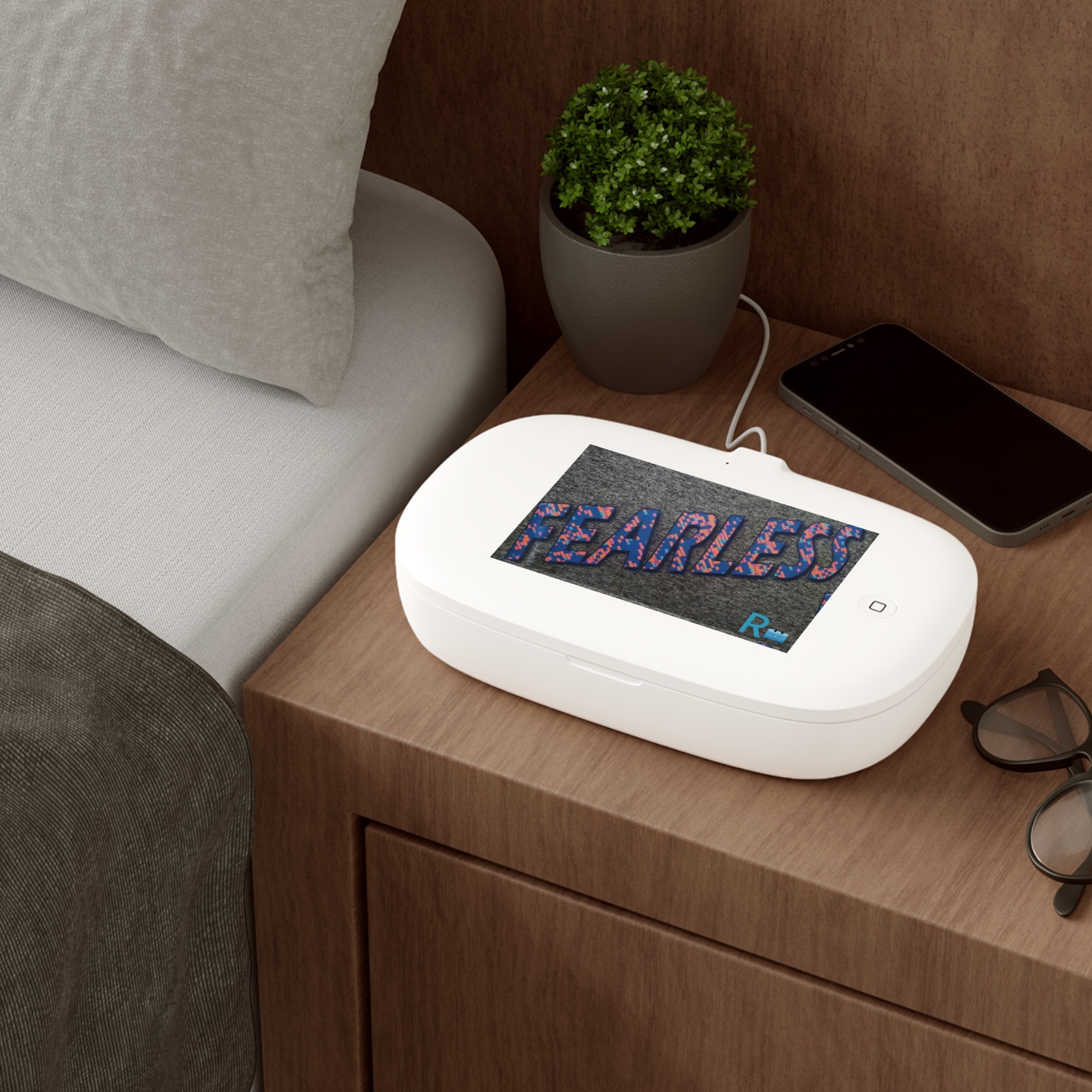 fearless uv phone sanitizer and wireless charging pad - Image 2
