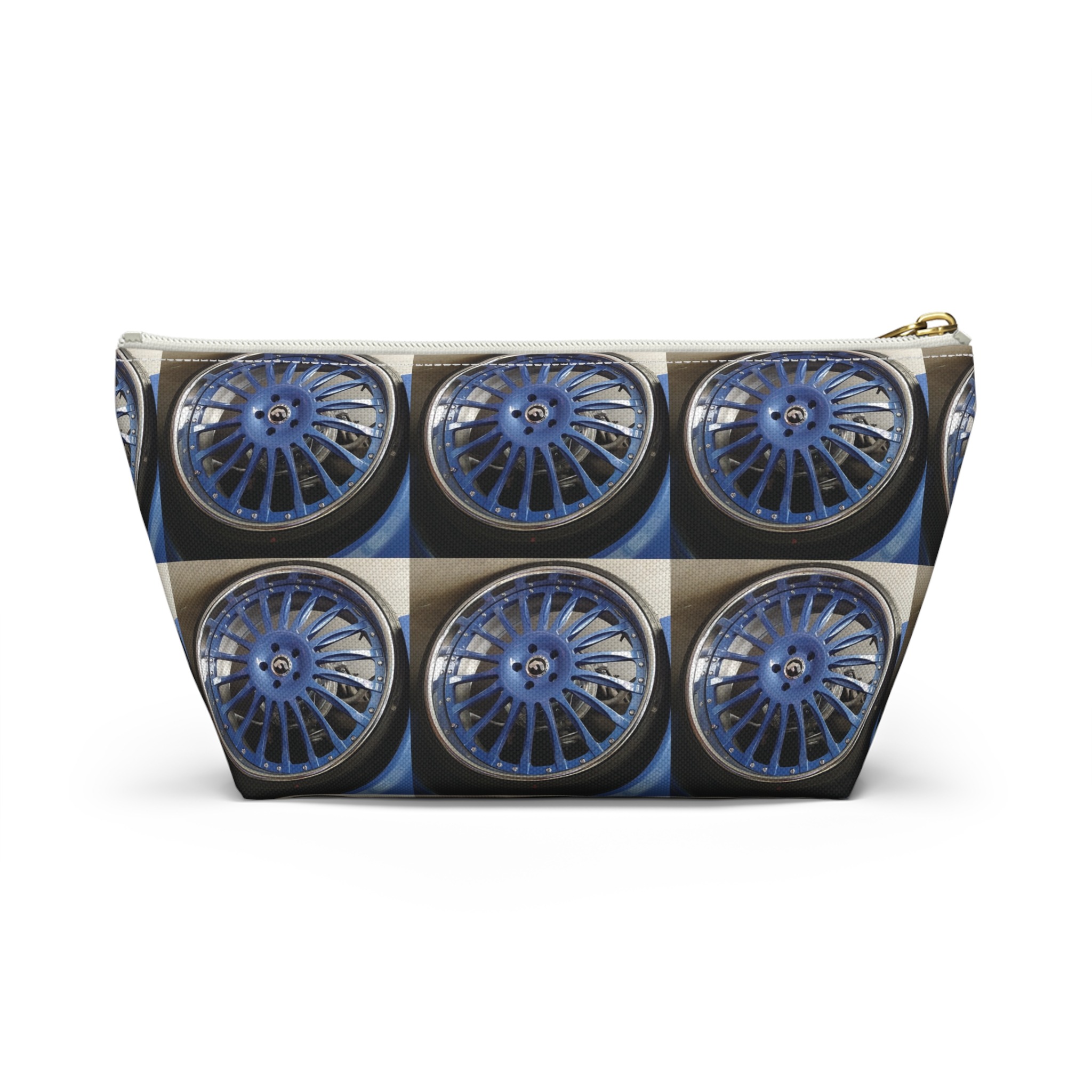 beau blue big wheel makeup & tool organizer — g-body alloy inspired t-bottom accessory pouch - Image 20