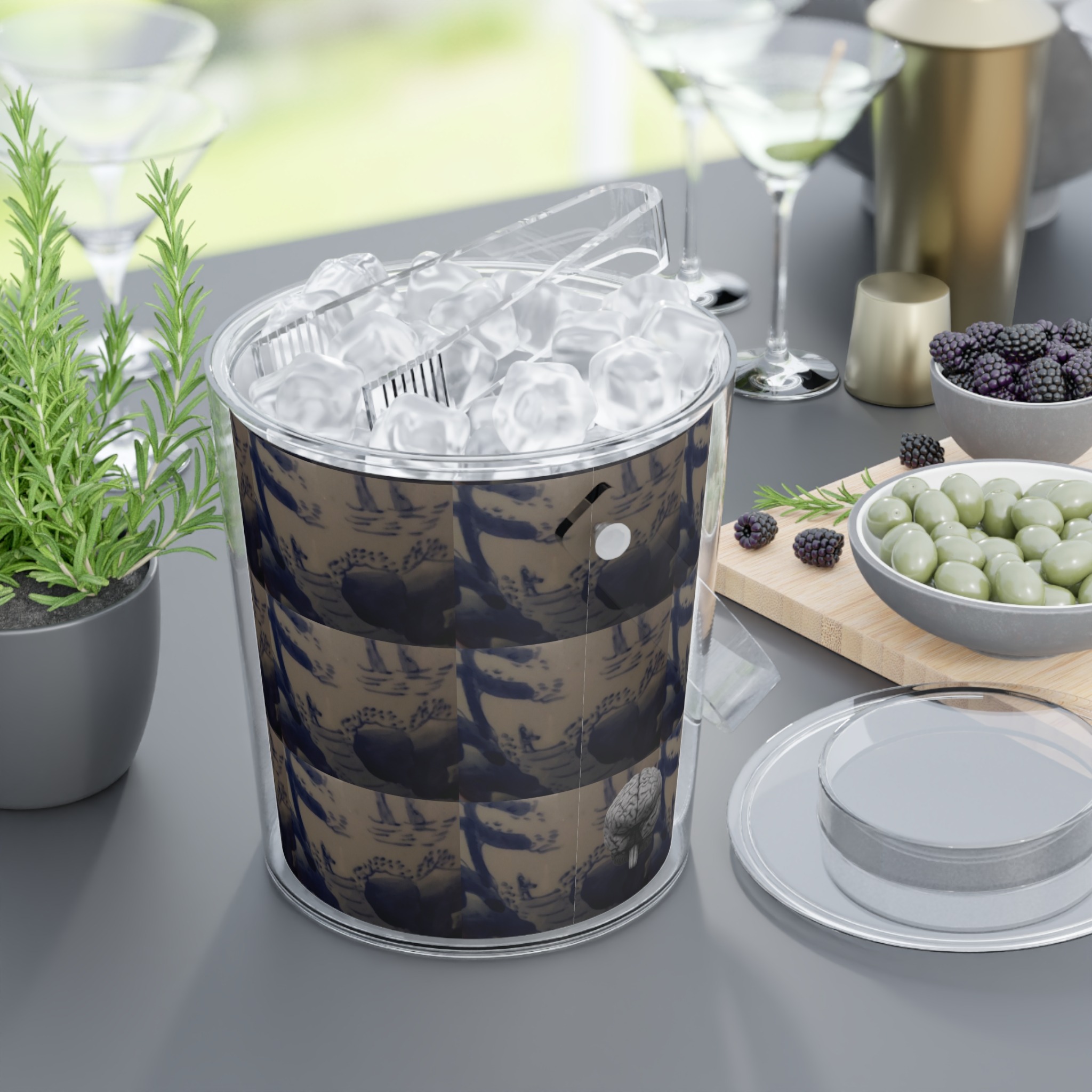 paddi choi trimesters ice bucket with tongs