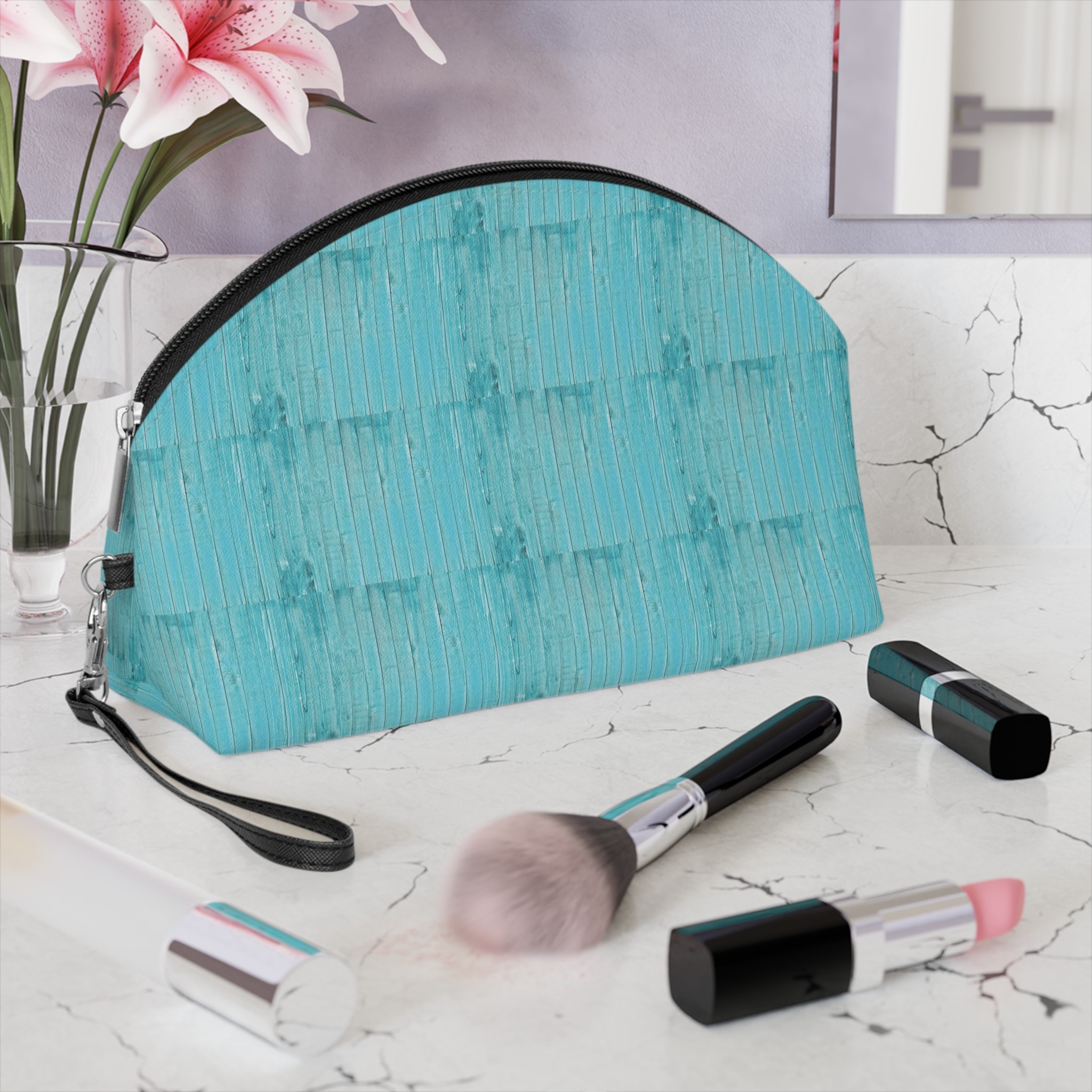cotton candy makeup bag