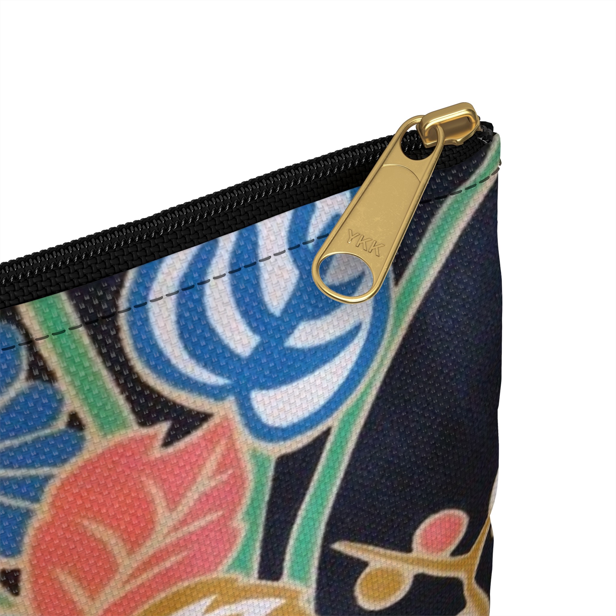 kimono flat accessory pouch — japanese inspired cosmetic bag & tool organizer - Image 12