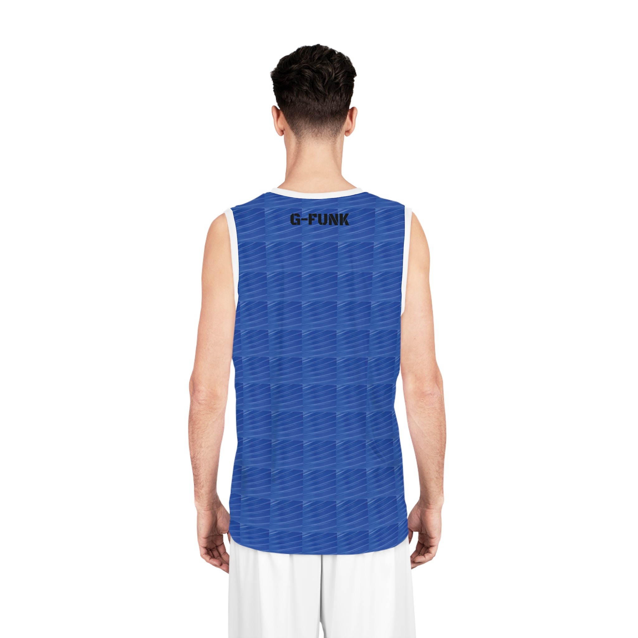 beau blue basketball jersey - Image 4