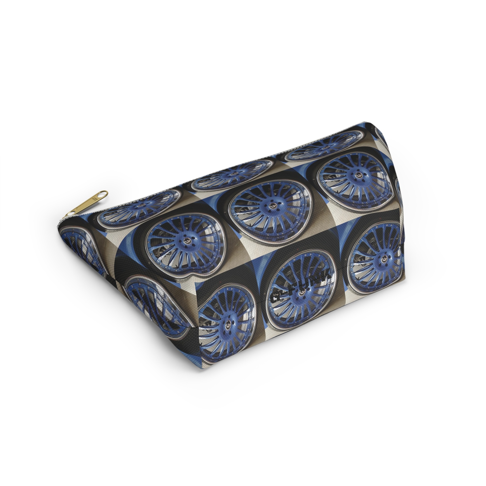beau blue big wheel makeup & tool organizer — g-body alloy inspired t-bottom accessory pouch - Image 23