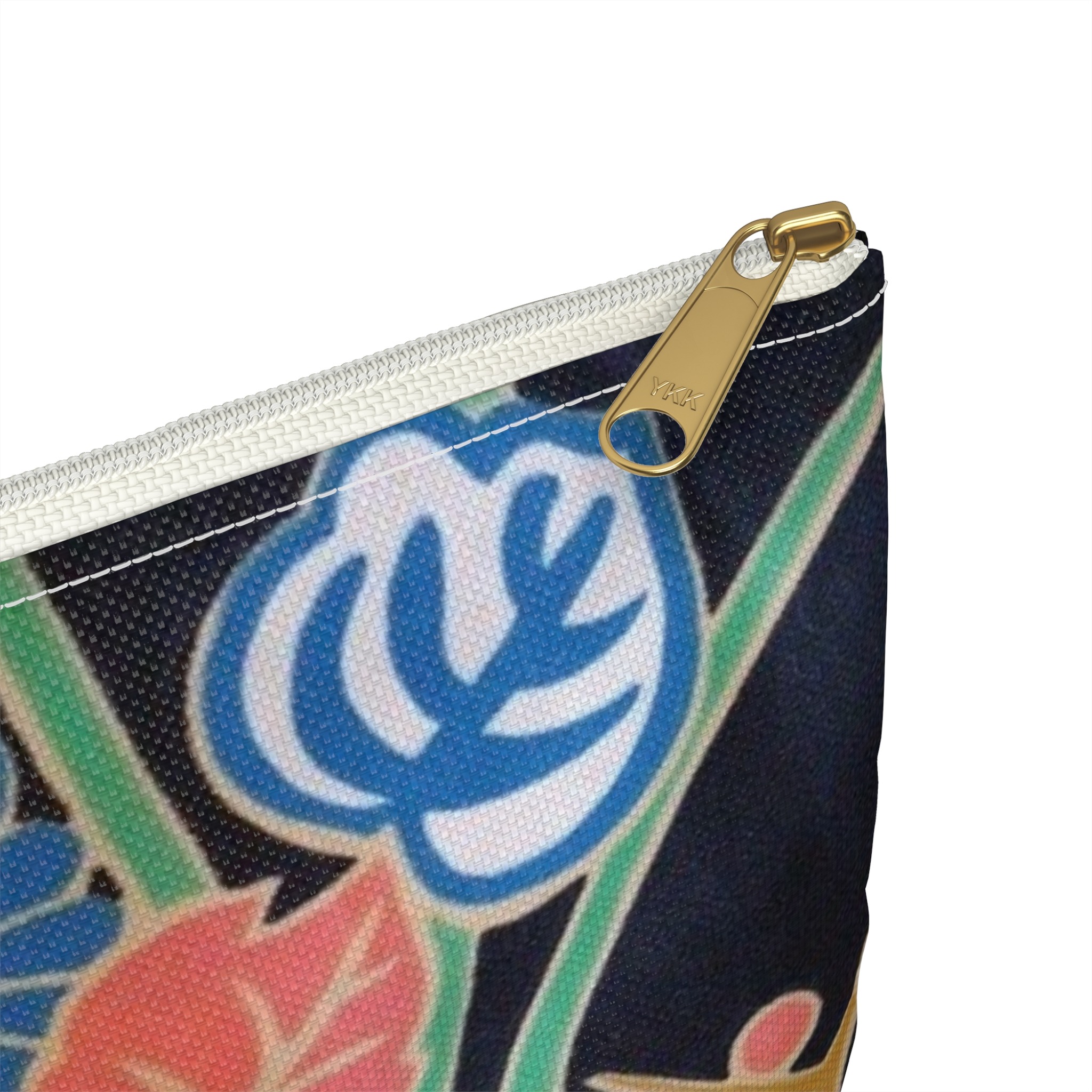 kimono flat accessory pouch — japanese inspired cosmetic bag & tool organizer - Image 8