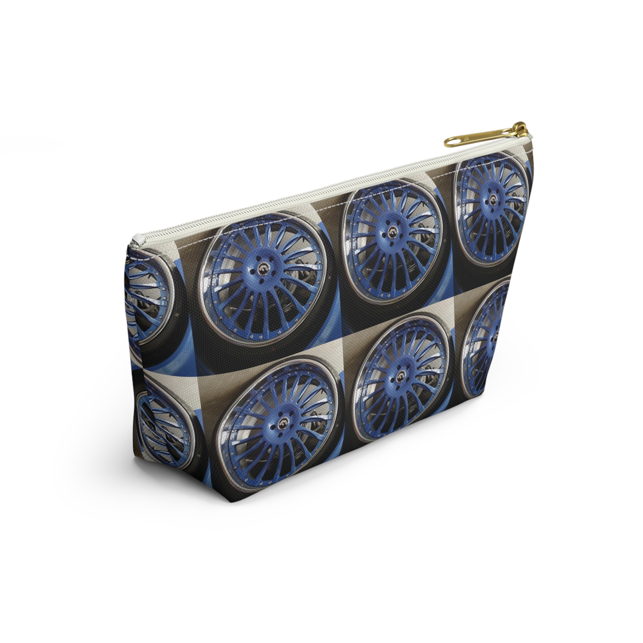 beau blue big wheel makeup & tool organizer — g-body alloy inspired t-bottom accessory pouch - Image 22