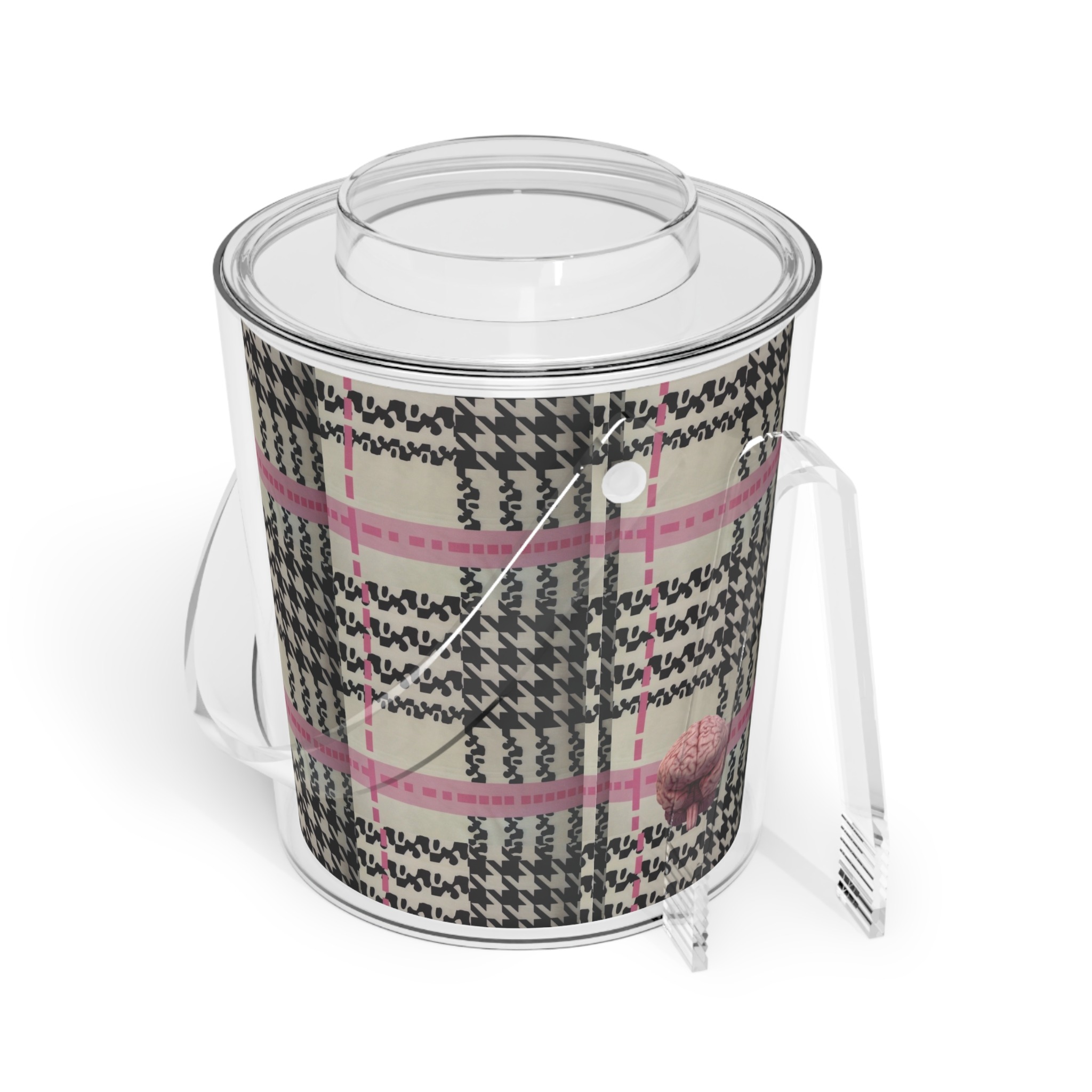 blacklisted ice bucket with tongs - Image 2