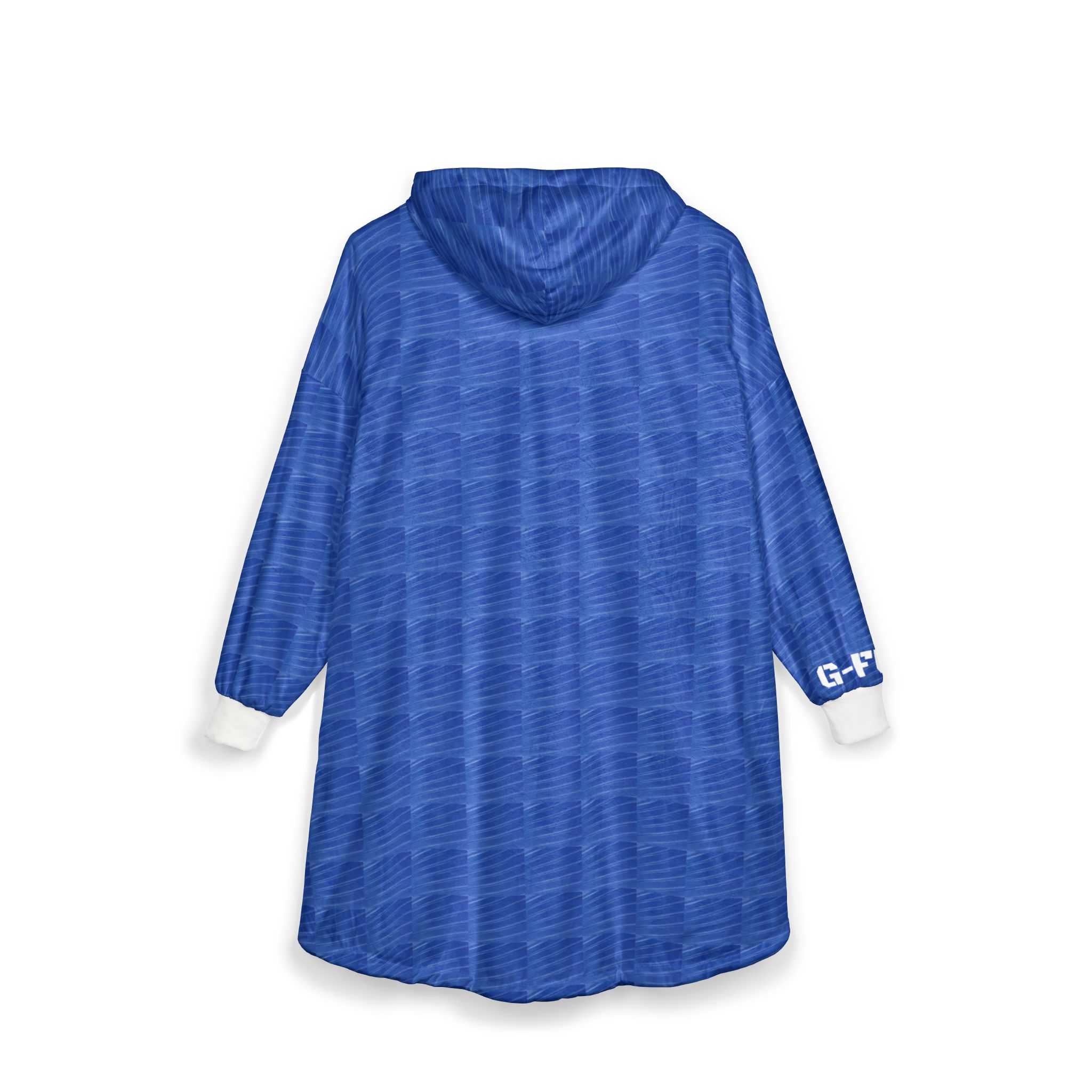 beau blue cozy hooded blanket - Image 2