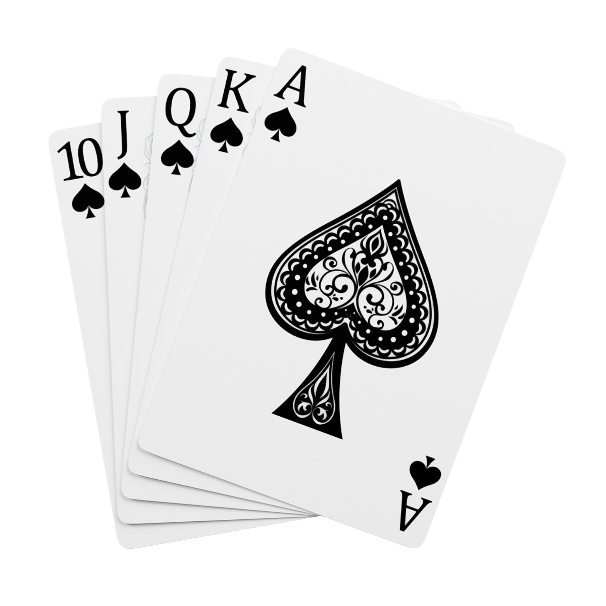 beau blue poker playing cards — spade ace casino deck - Image 5